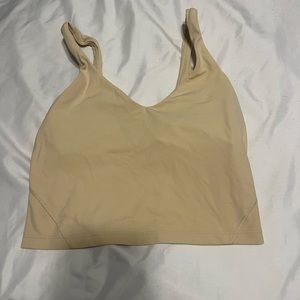 lululemon align tank, color-buttermilk, size 6